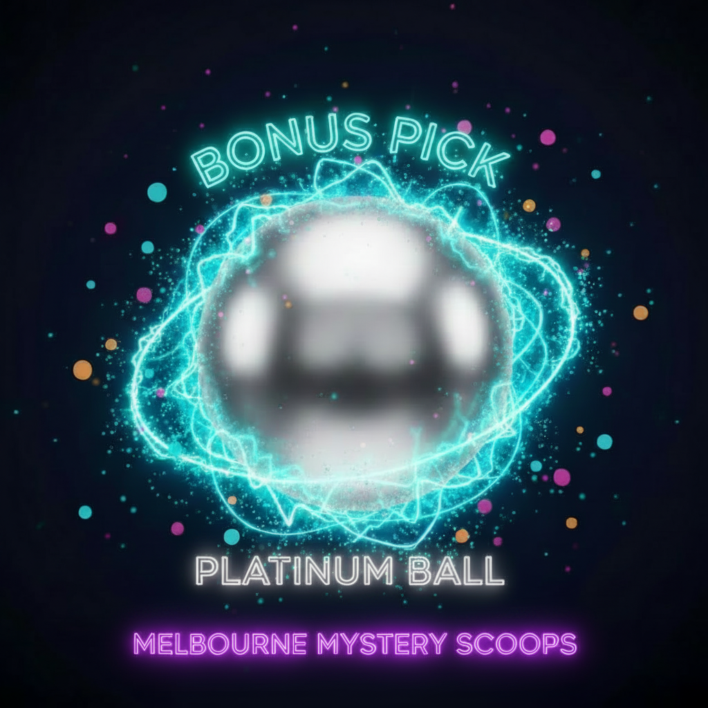 Bonus Pick - Platinum Ball with Purple MMS text