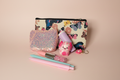 Butterfly Pouch Mini Products - Pale Pink Background