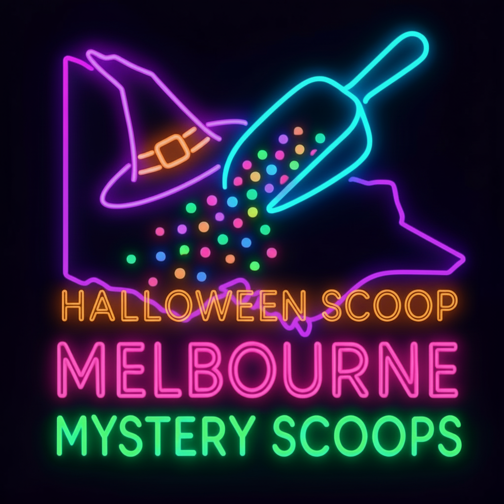 Halloween Mystery Scoop - Hat above Victoria